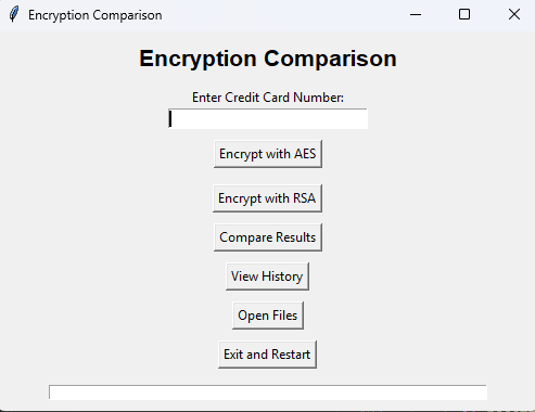 AES Encryption GUI Screenshot